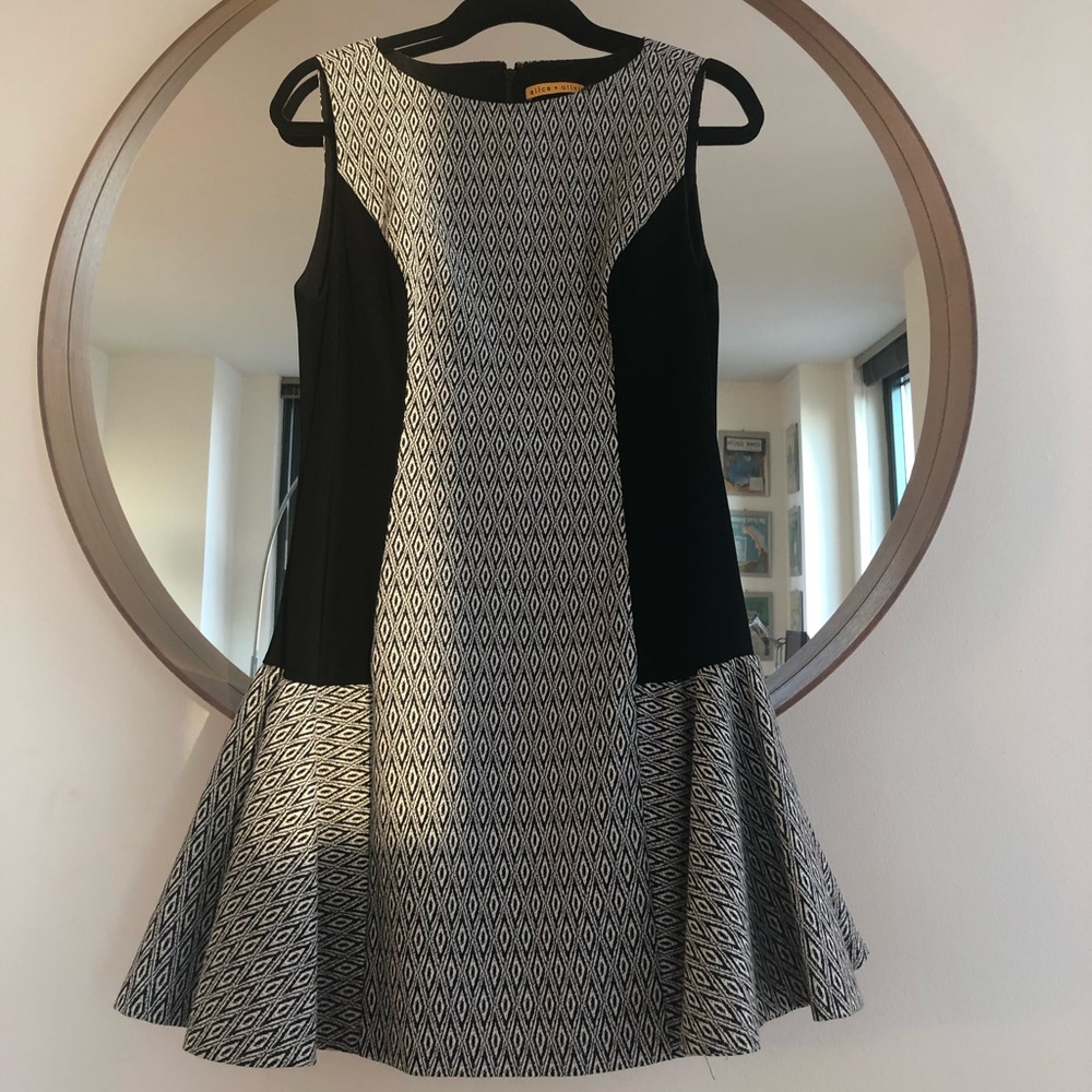 Alice and Olivia fit and flare dress